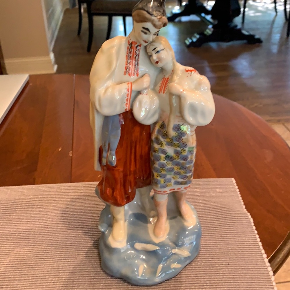 "May night" Ukrainian 11 in. figurine stamped
